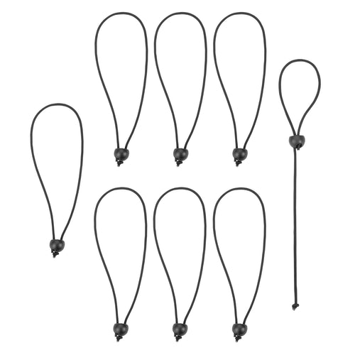 Adjustable SmartStraps Toggle Ball Bungee Cord, Adjust Tension And Length From 2-12” – Great To Keep In Your Car, Boat And Workshop (pack of 8)