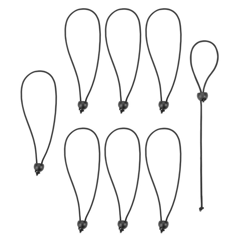 Adjustable SmartStraps Toggle Ball Bungee Cord, Adjust Tension And Length From 2-12” – Great To Keep In Your Car, Boat And Workshop (pack of 8)