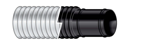 5/8"X50' Black Sierra Bilgeflex Marine Hose 116-120-0586B