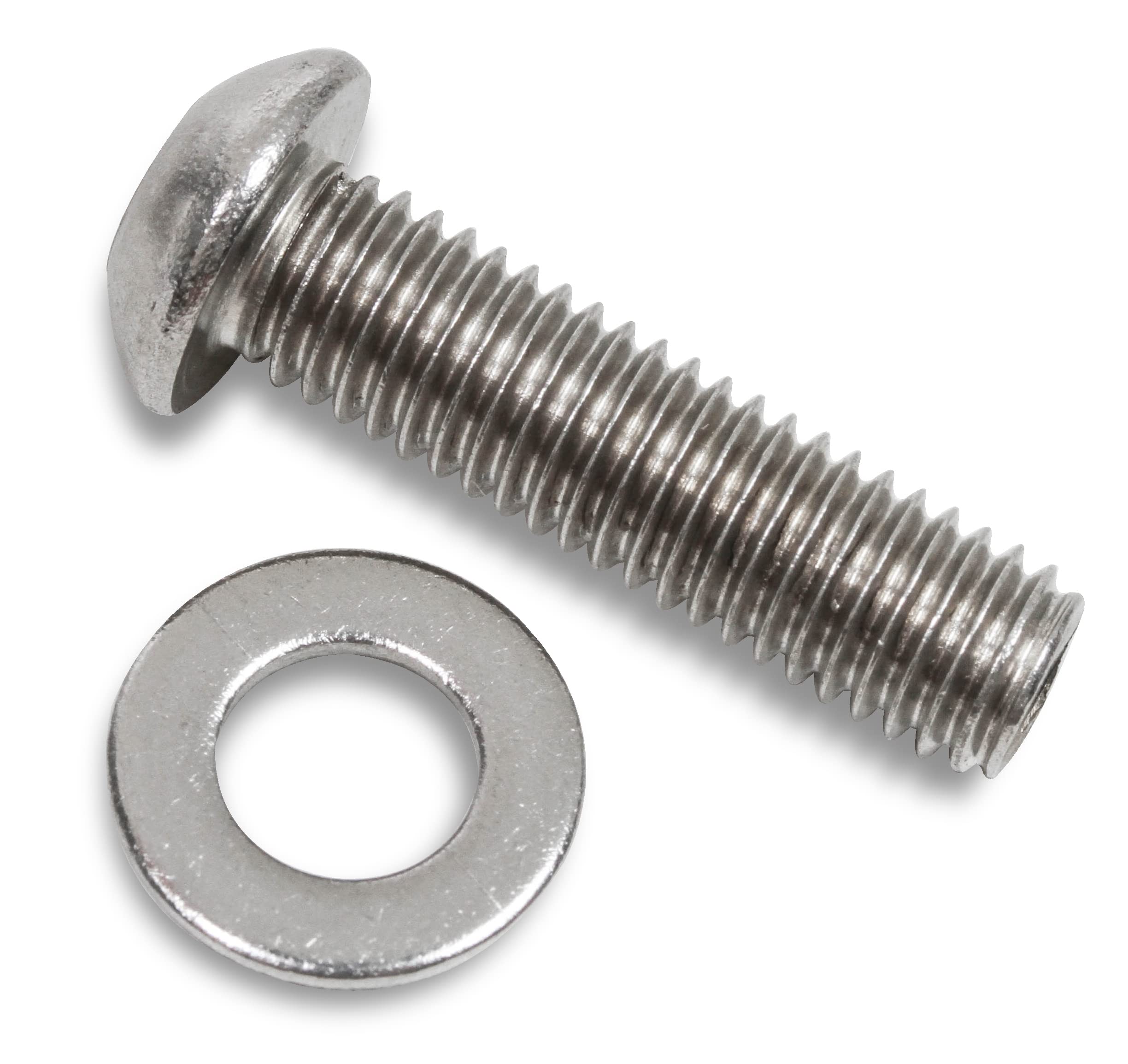 Valley Pan Cover Bolt Set Mr. Gasket 60920G Stainless Steel 11 Button Style Bolts/Washers