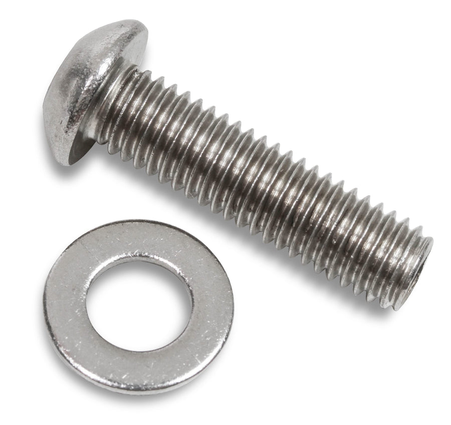 Valley Pan Cover Bolt Set Mr. Gasket 60920G Stainless Steel 11 Button Style Bolts/Washers
