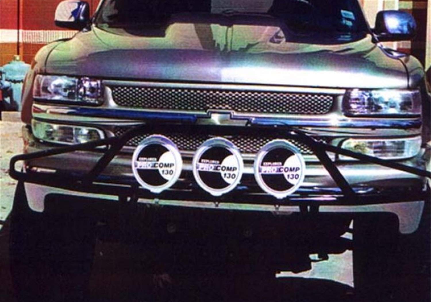 Gloss Black N-Fab Light Bar | C993LH | Fits 1999-2002 Chevrolet 1500 / 2500 / 3500, 2000-2005 Tahoe / Suburban