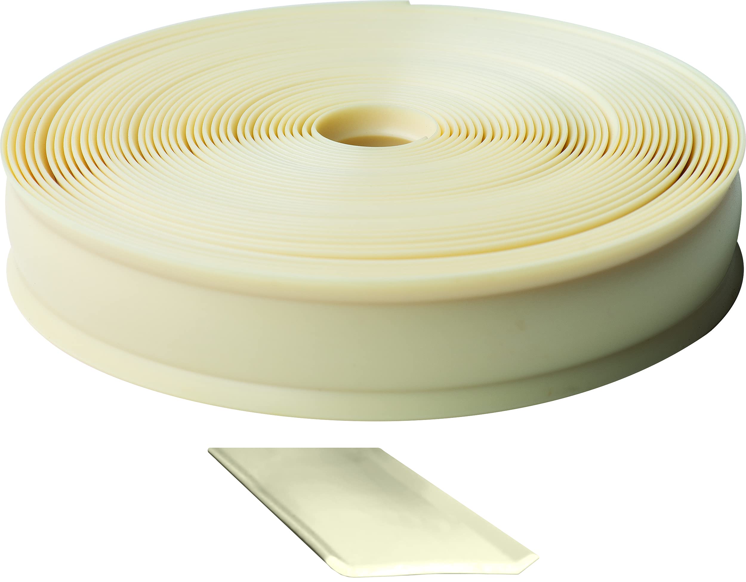3/4 Inch Wide RV Designer Vinyl Trim Insert for RVs, Flexible Molding, Exterior Use, and Roof Edge Molding - Ideal for Travel Trailers and Campers, Heavy Duty, 25 Foot Roll, Col. White