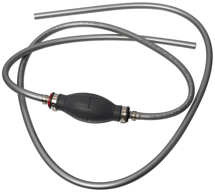 Scepter Outboard Marine Boat Motor Fuel Line Kit, Includes 7-Foot, 3/8 Inch Inner Diameter Fuel Line Hose, EPA/CARB Compliant Primer Bulb, and Connectors, Universal Fit (08312)