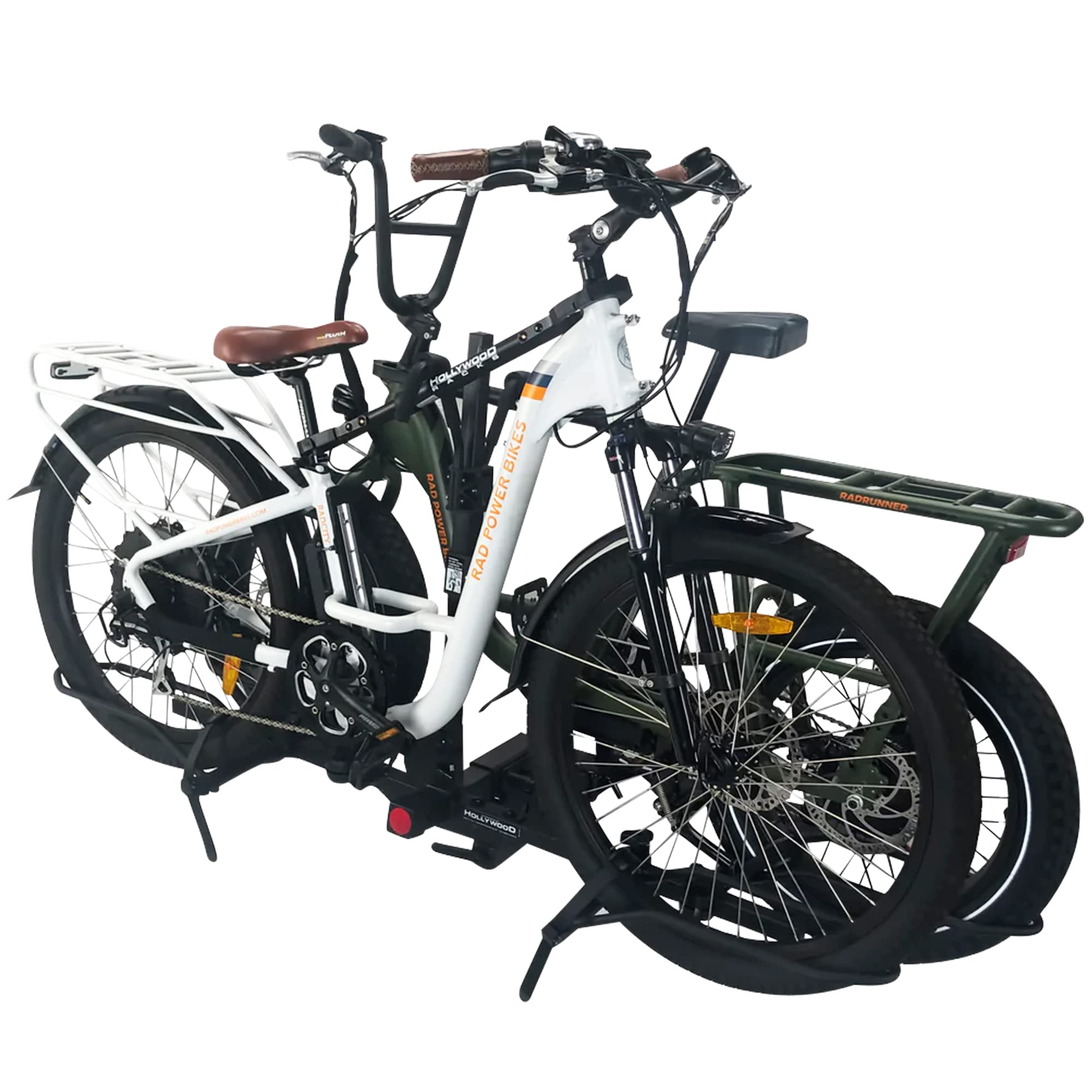 2" Hitch Bike Rack Hollywood Racks Sport Rider, Carries 2 Bikes up to 80 lbs Each for Standard, Fat Tire and Electric Bicycles - Heavy Duty, Foldable Ebike Rack for Car, Truck, and SUV