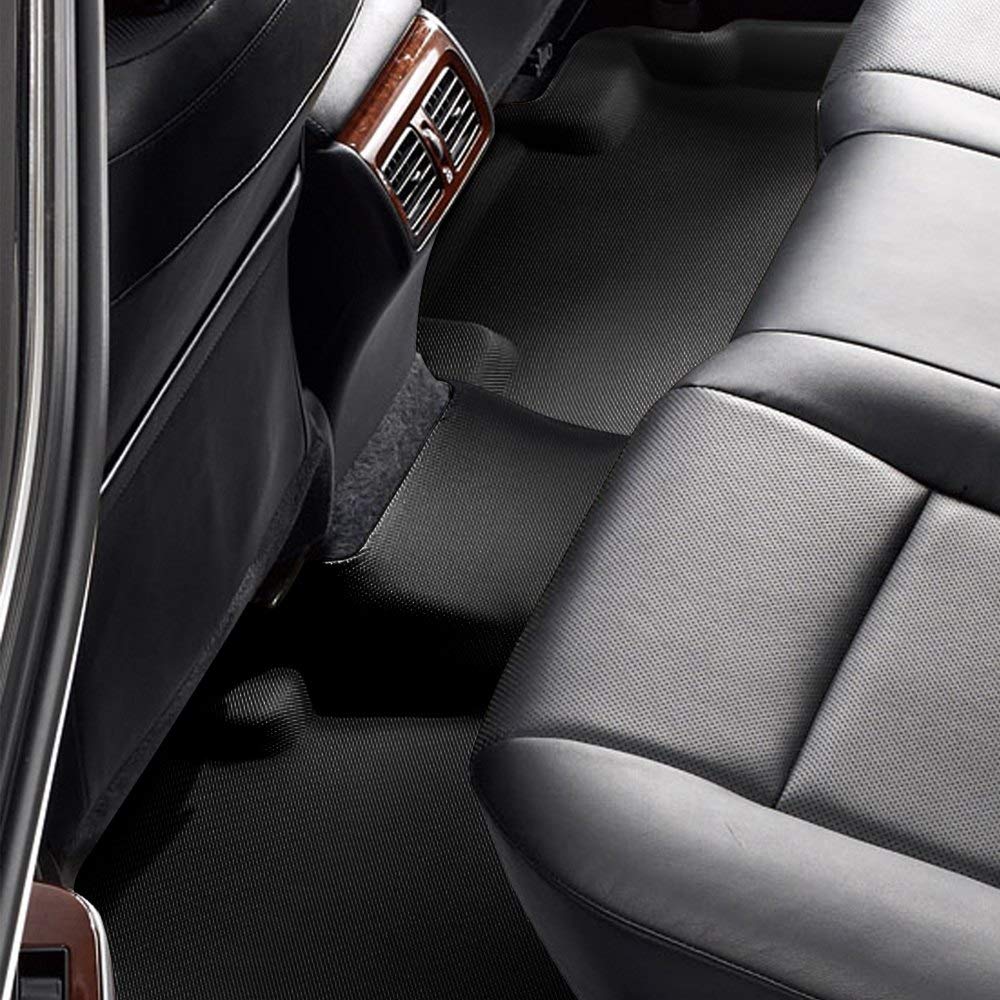 3D MAXpider Custom Fit All-Weather Carpeted Floor Mats for 2022-2022 Chevrolet Bolt EUV Kagu Series (2nd Row)