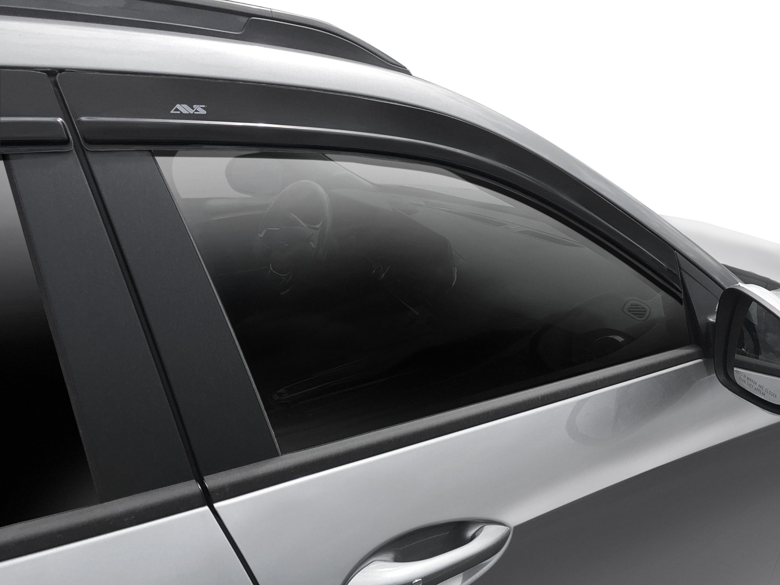 Low Profile Auto Ventshade [AVS] Ventvisor / Window Deflectors | Fits 2024 Chevrolet Trax, 4 pcs. | Dark Smoke - 894116