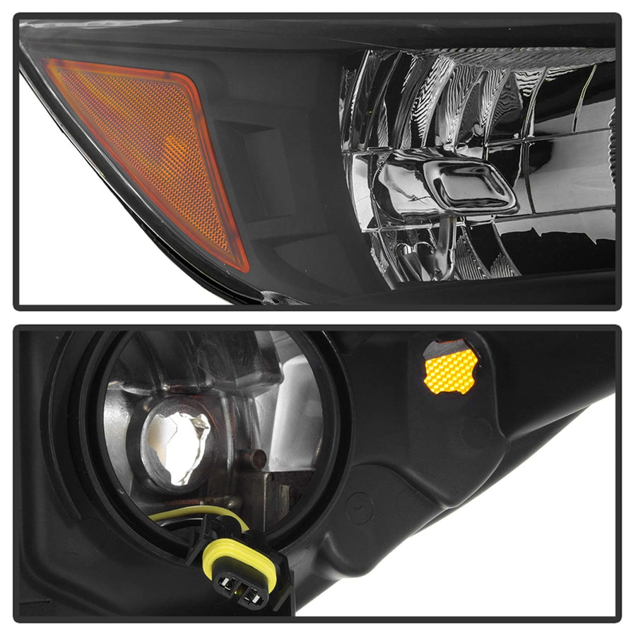 OEM Style Xtune Headlights (HD-JH-FESCA13-AM-BK)