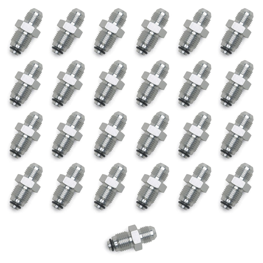 Edelbrock Adapter Power Steering -6 An Male To M18 X 1.5 O-Ring Seal Bulk 648089 (Pkg Of 25)
