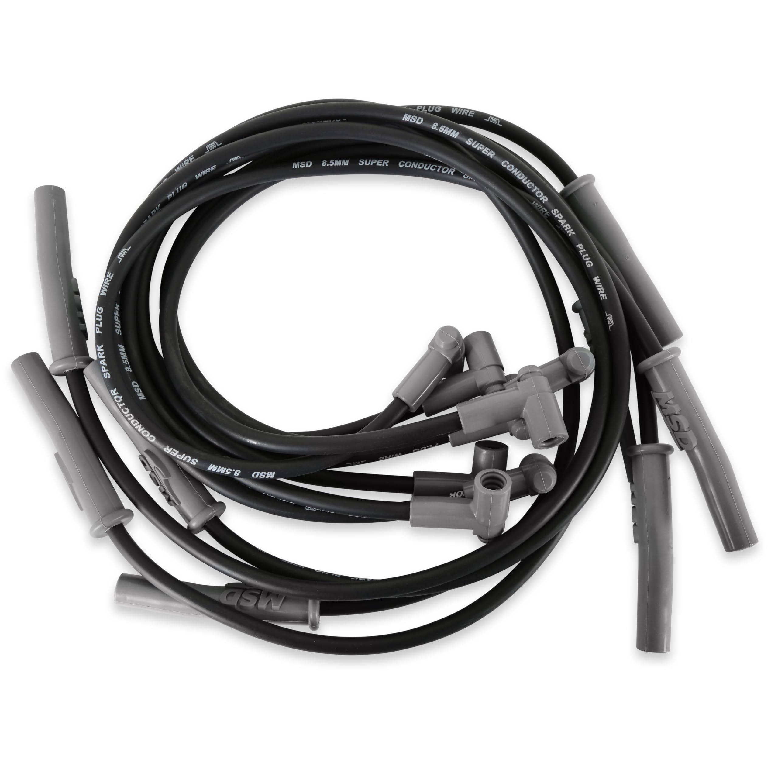 Super Conductor MSD 31363 Spark Plug Wire Set Black