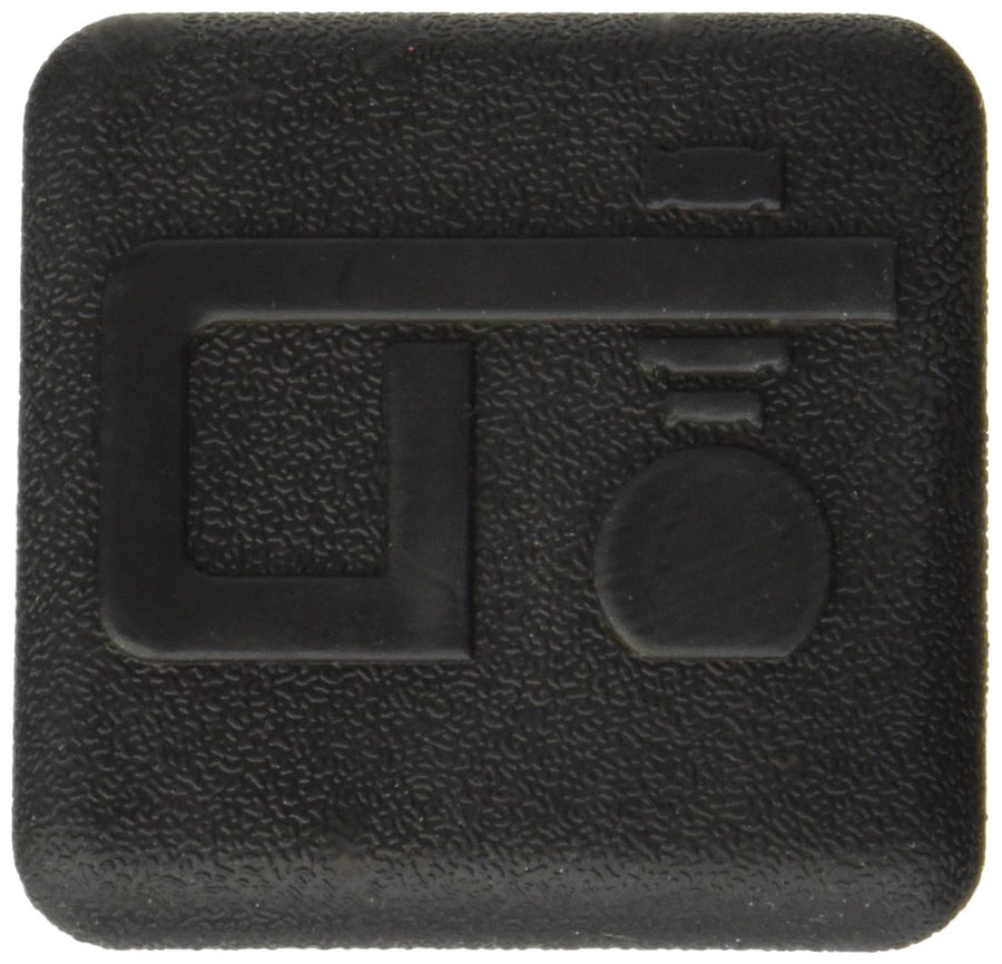 Black Draw-Tite Hitch Receiver Cover 2211