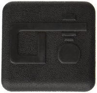 Black Draw-Tite Hitch Receiver Cover 2211