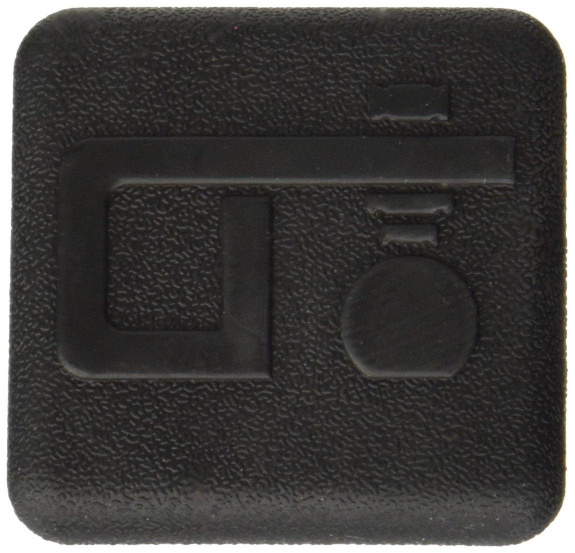 Black Draw-Tite Hitch Receiver Cover 2211