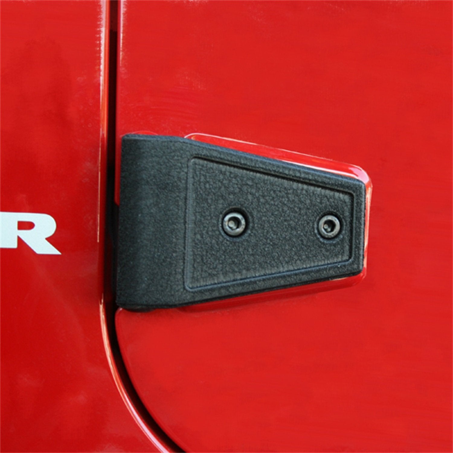 Door Hinge Cover Kit Rugged Ridge for Jeep Wrangler JK | Steel, Black | 11202.05 | Fits 2007-2018 Jeep Wrangler JK