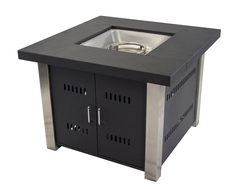 Montreal Square Gas Fire Pit Table, Pleasant Hearth OFG901T, 38"