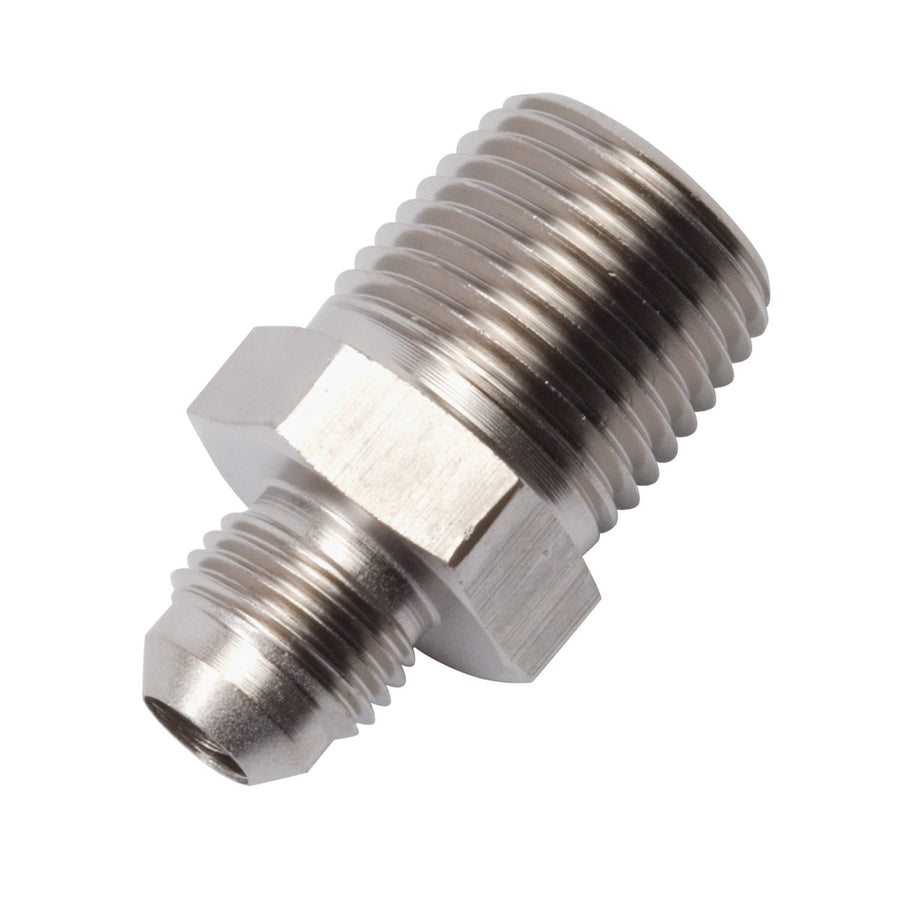 Edelbrock RUSSELL 670151 Endura Adapter, 6 Flare X 1/2" Npt