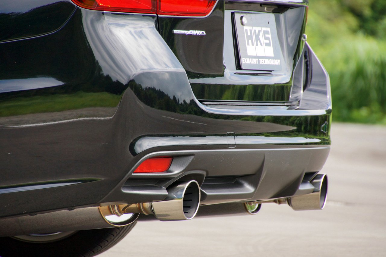 Super Turbo Muffler HKS 31029-AF009 (LEVORG VMG FA20), 1 Pack, (N)