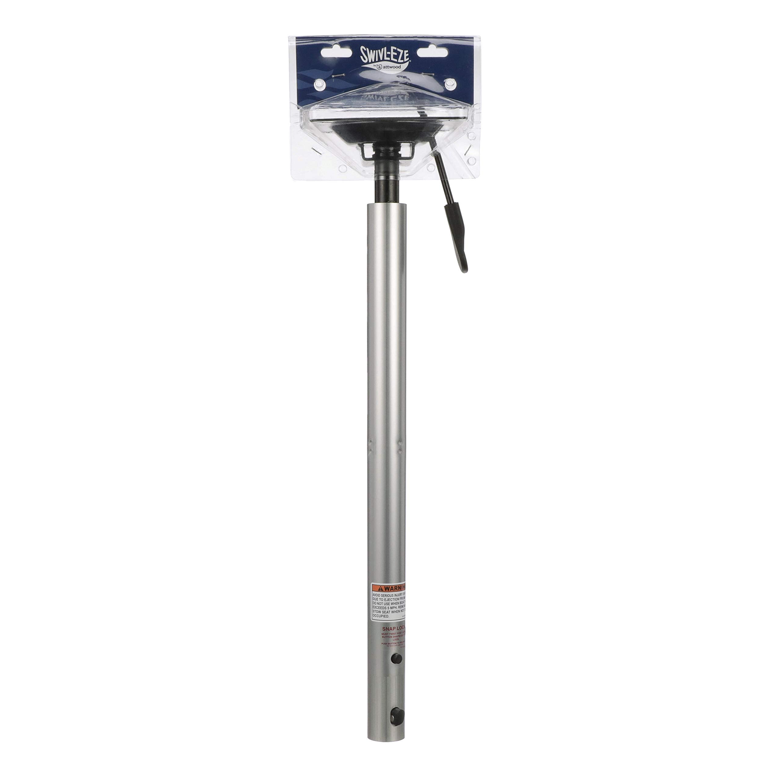 Snap-Lock Attwood SP-39204 1.77-Inch Post, Adjustable Height, 24 to 30 Inches High, Power Pedestal, Integrated Seat Mount