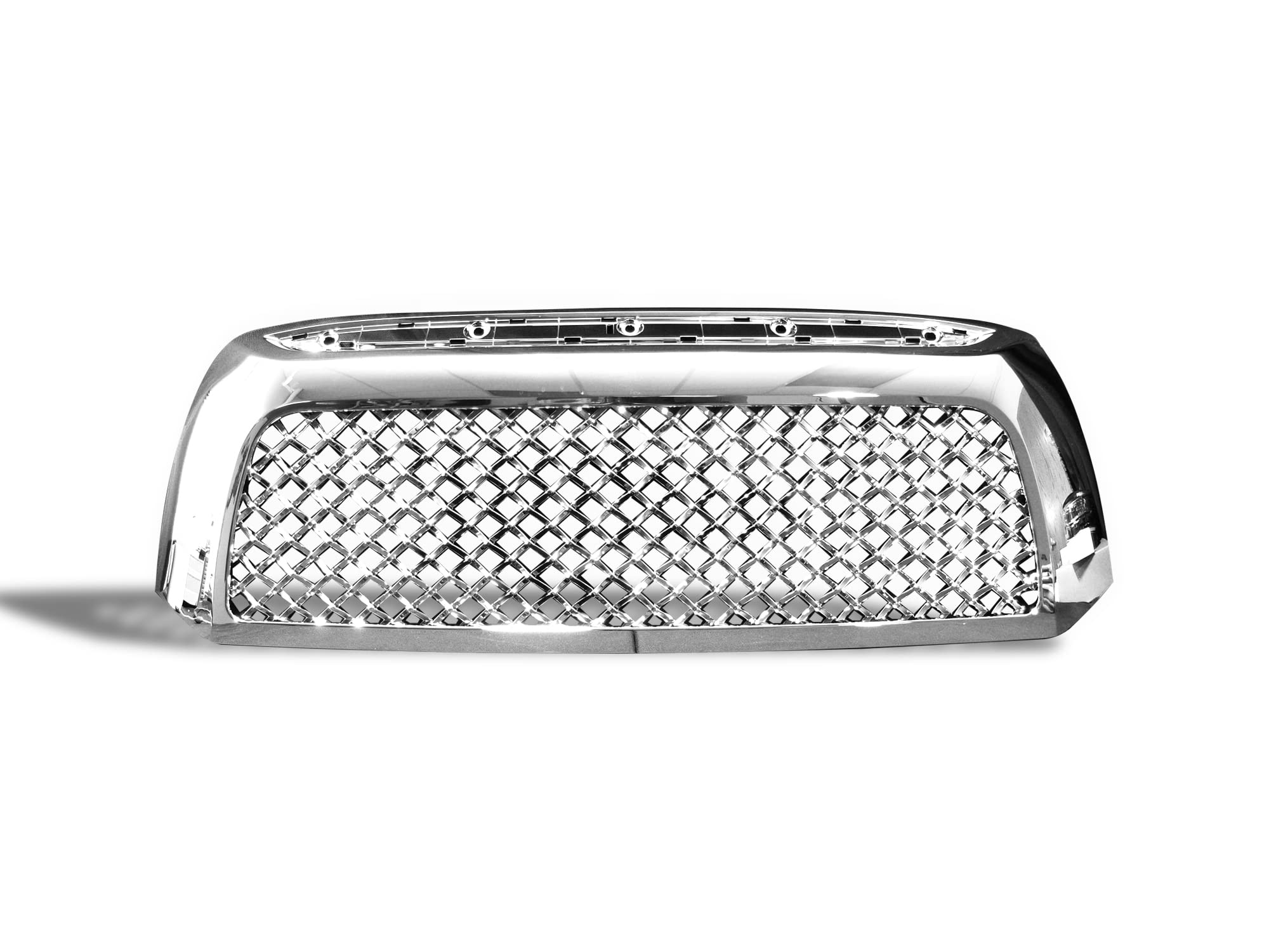 7150324 Armordillo USA Mesh Front Hood Bumper Grille - Polished Fits 2007-2009 Toyota Tundra