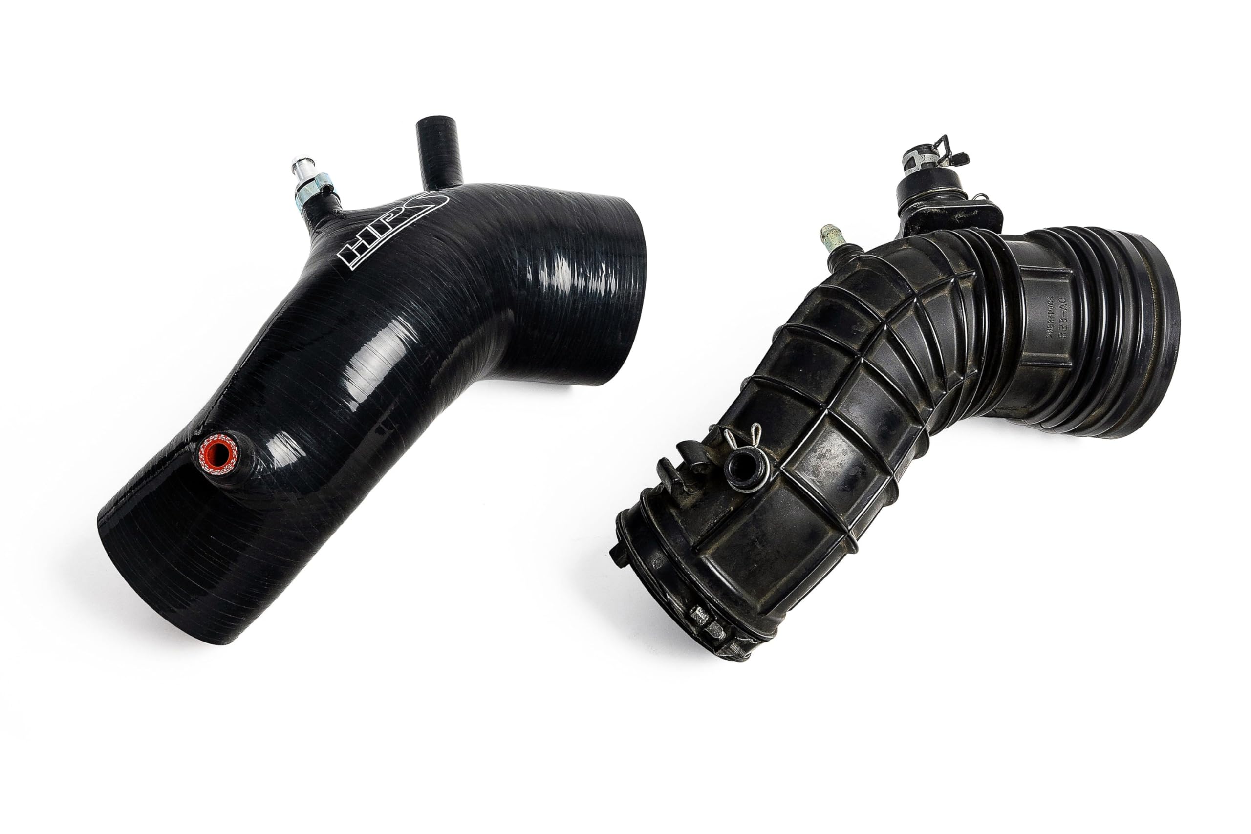 Black Silicone Air Intake Hose Kit HPS Compatible for 2004-2008 Acura TSX 2.4L, 57-2199-BLK
