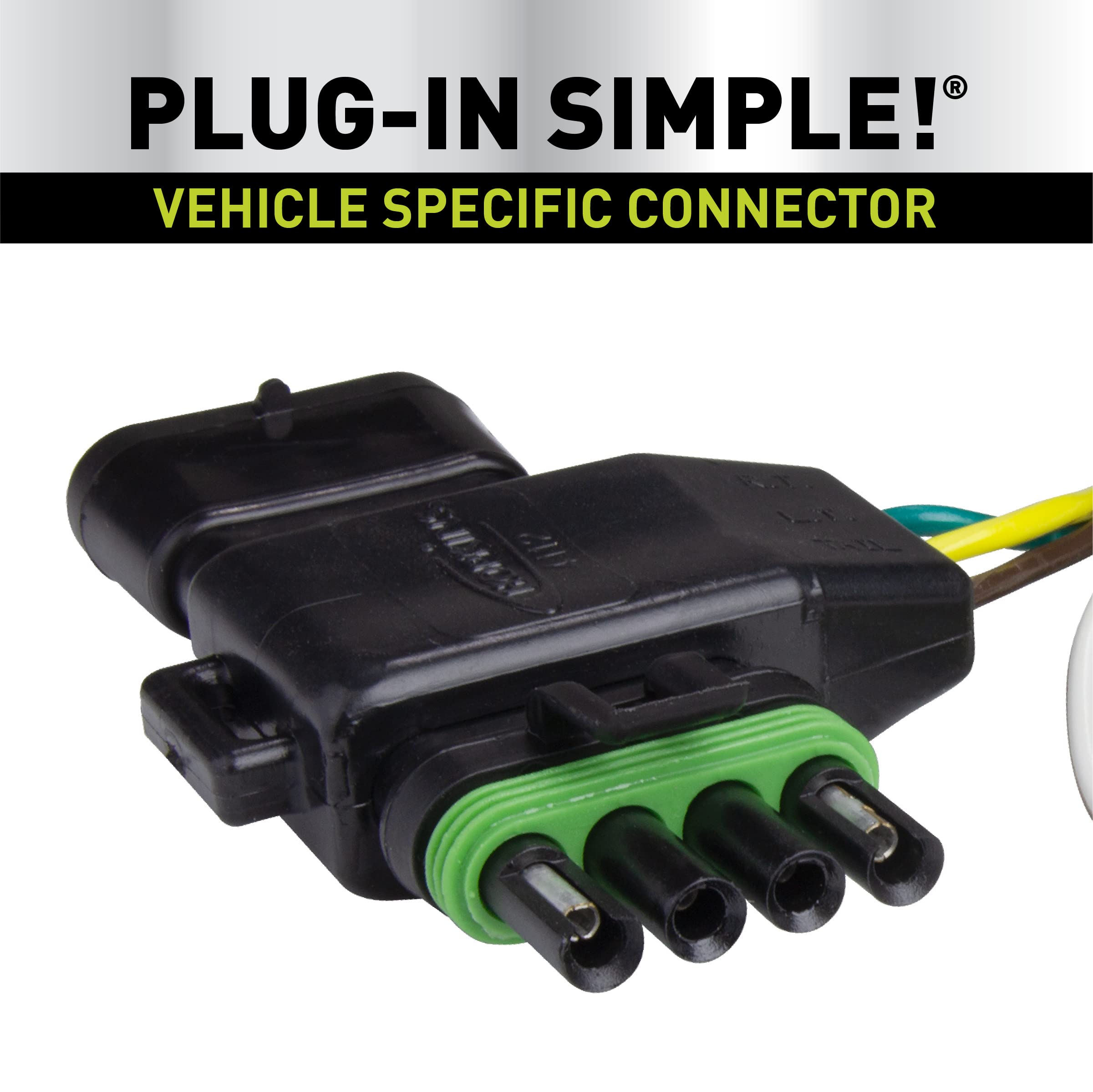 Plug-In Hopkins Towing Solutions Simple Vehicle Wiring Kit 41125