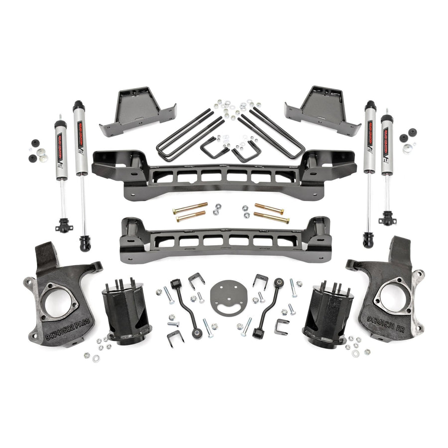 6" Rough Country Lift Kit w/V2 Shocks for 99-06 Chevy/GMC 1500 2WD - 23470