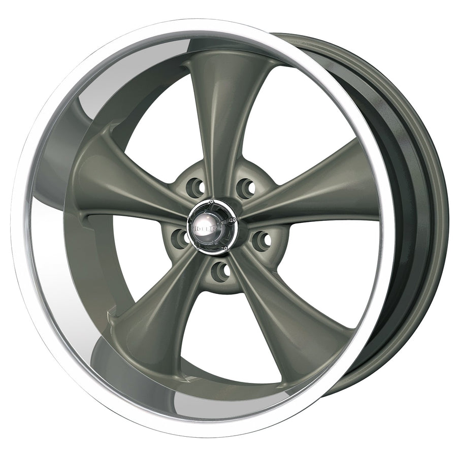 Ridler 695 Style 695 Grey Wheel with Machined Lip (18x9.5"/5x120.65mm)