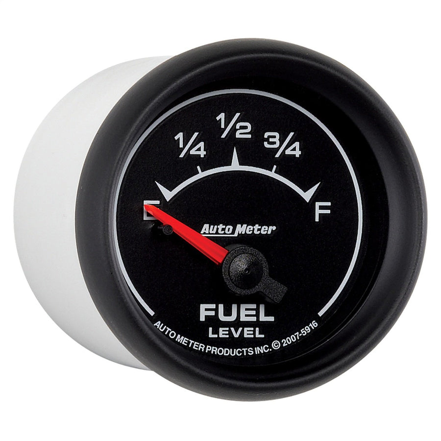 Auto Meter 2-1/16" 240-33 ohms Short Sweep Electric Fuel Level Gauge 5916 ES