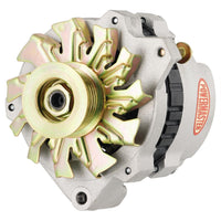 Alt GM CS130 Powermaster Natural 140A 6 grv Pulley Offset Right MTG Side BAT Post 1-Wire or OE Hookup