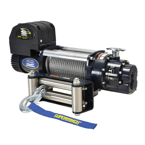 Talon 9.5 Superwinch 1695200, 12 VDC winch, 9,500 lb/4,309 kg capacity with roller fairlead