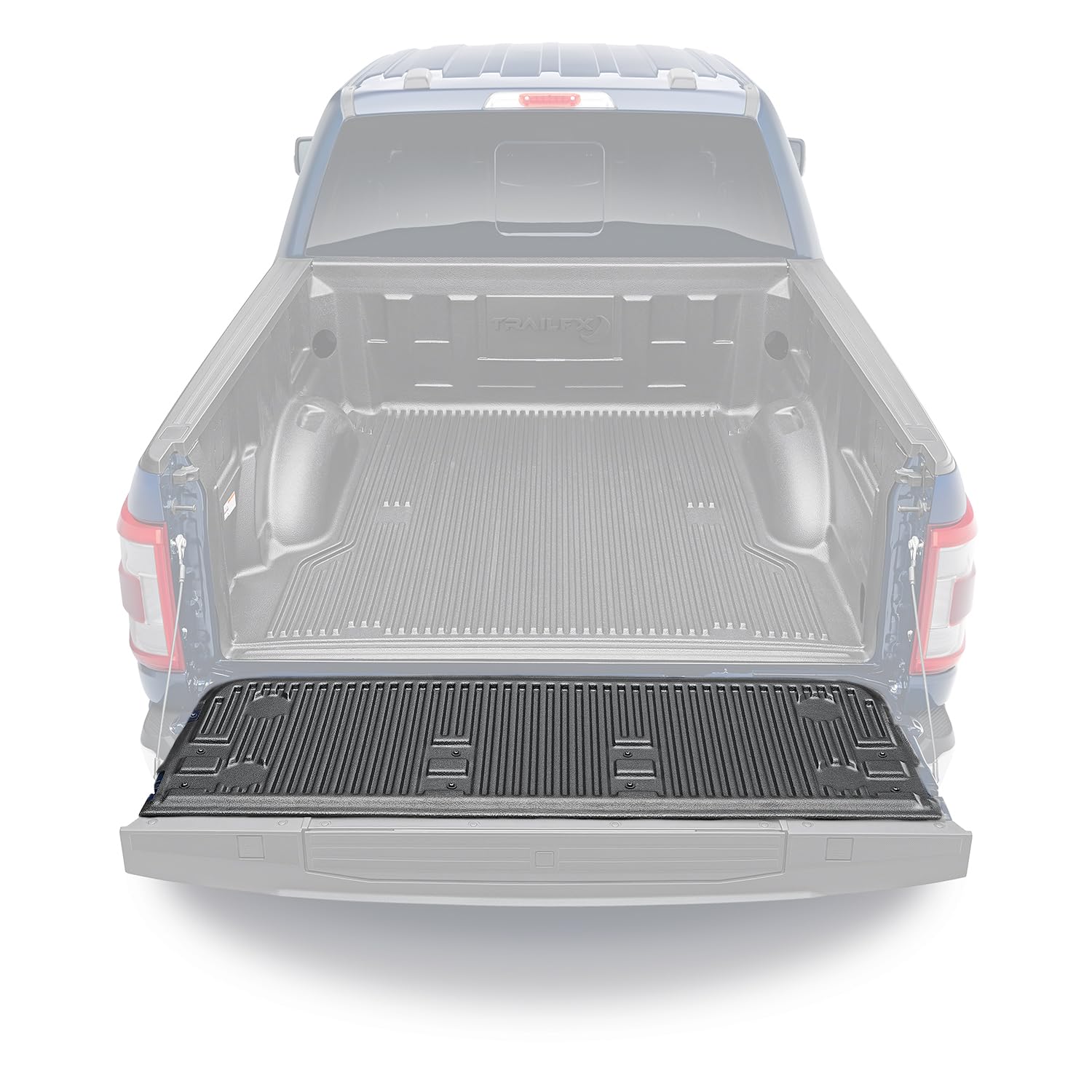TrailFX Tailgate Liner 2023-2025 Fits Ford F-250 Super Duty and Ford F-350 Super Duty Black High-Density Polyethylene Under Rail Custom-Fit TrailFX RF23TG