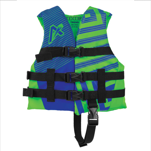 Children's Airhead Trend Life Vest - USCG Approved Life Jacket - 22-25 in Chest Size (designed to fit children that weigh 33-55 pounds) - Ideal for Boating, Watersports, Swimming, Wakeboard & More
