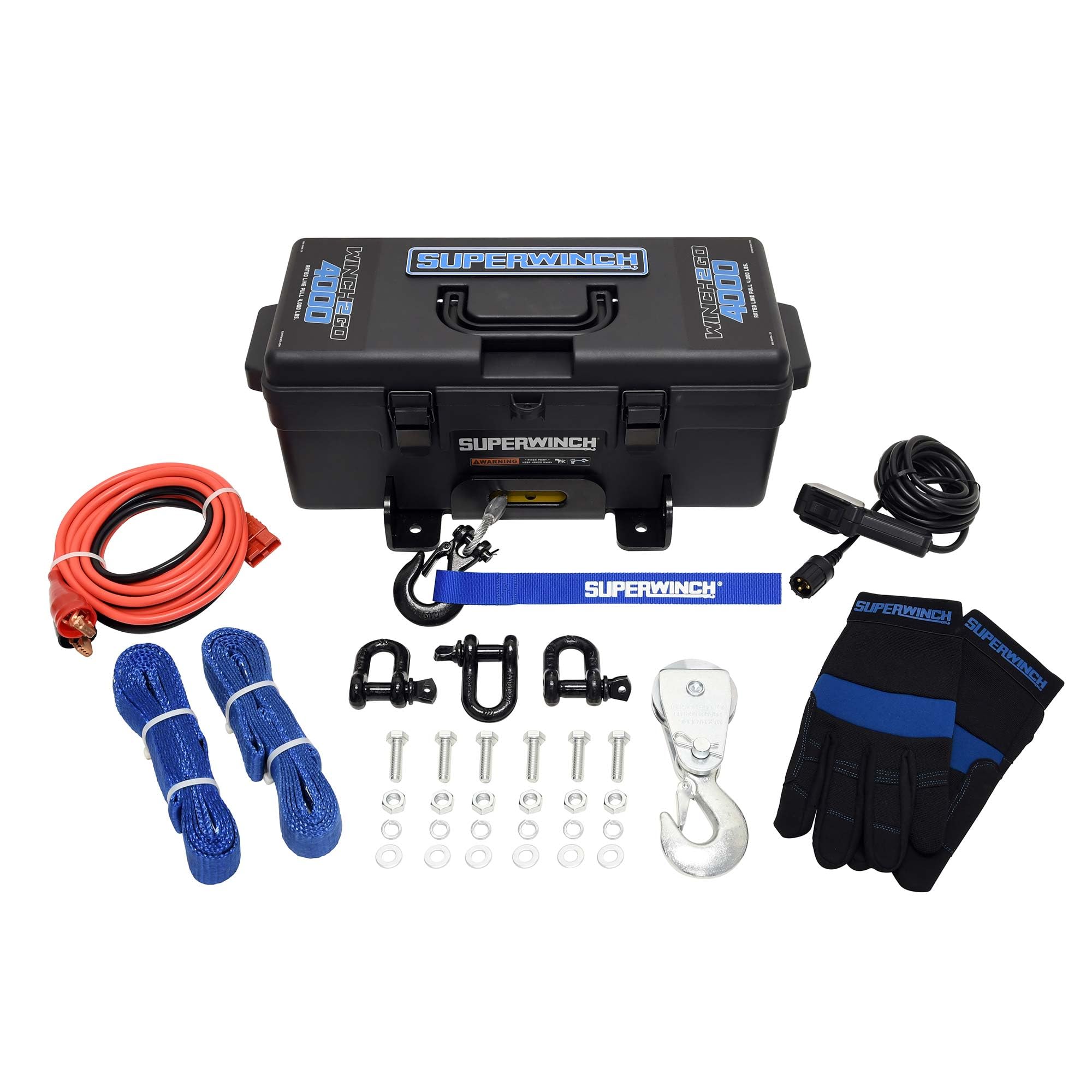 4000lb Winch2Go Steel Rope Winch
