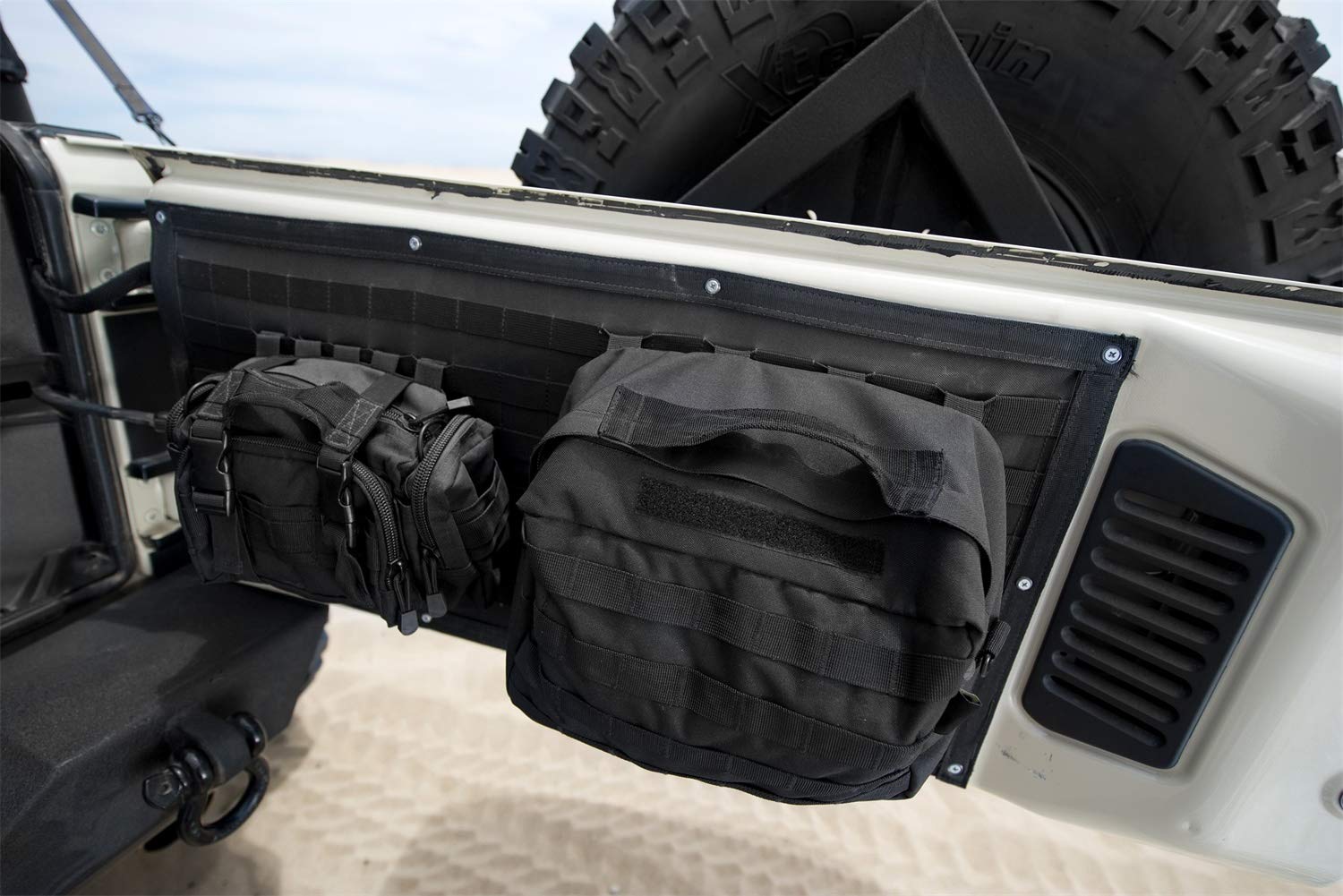 SmittyBilt TAIL GATE GEAR CVR BLK - SB5662301
