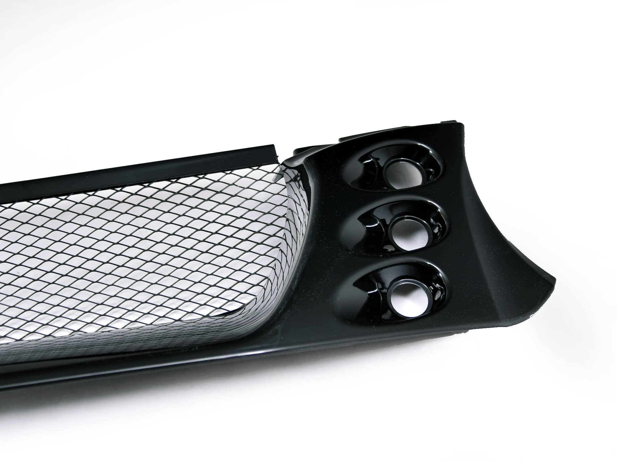 7150058 Armordillo USA Mesh Front Grill Grille - Gloss Black Fits 2002-2003 Subaru Impreza