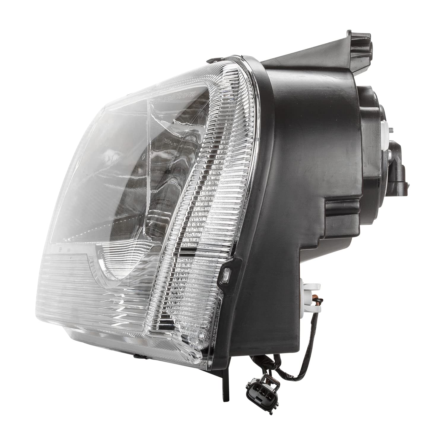 Left TYC Headlight Assembly Compatible with 2005-2007 Chrysler 300