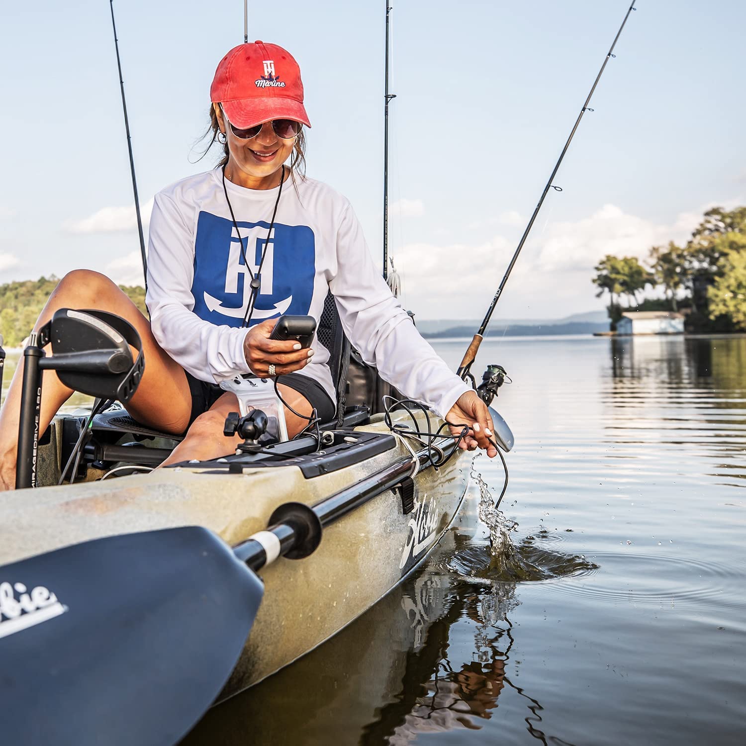 Walleye Mini HYDROWAVE Electronic Fishing Call Package for Docks and Small Boats - Passive and Frenzy Sound Modes - Stimulate a Feeding Frenzy and Attract More Fish Black