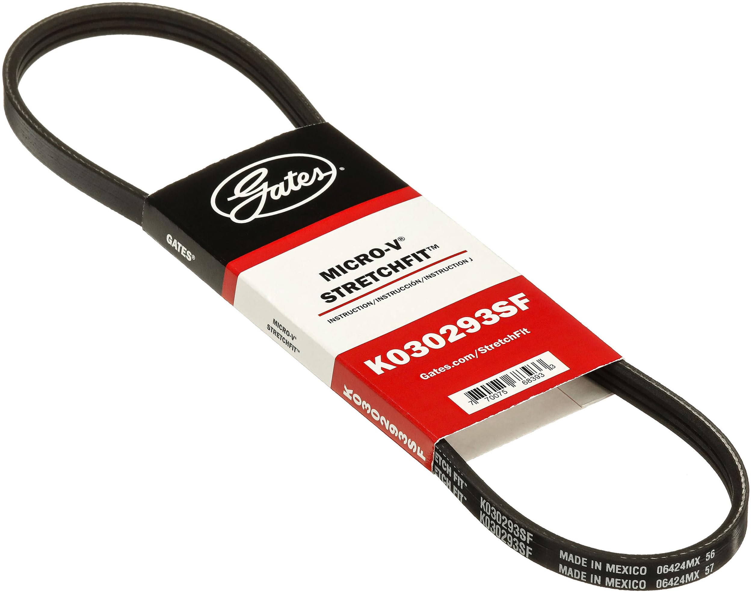 K030293SF nobrandname Stretch Fit Micro-V Serpentine Drive Belt