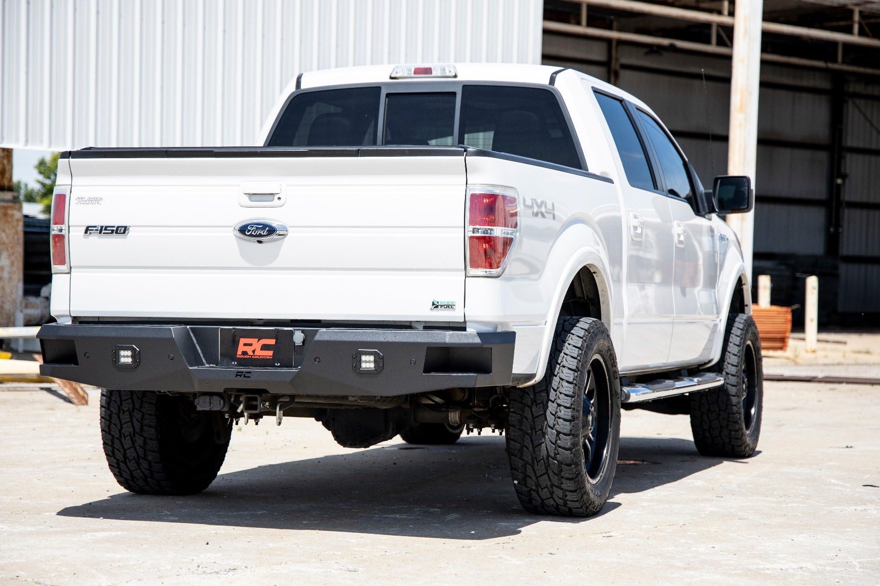 Rough Country Rear Heavy Duty Bumper w/LEDs for 2009-2014 Ford F-150-10768