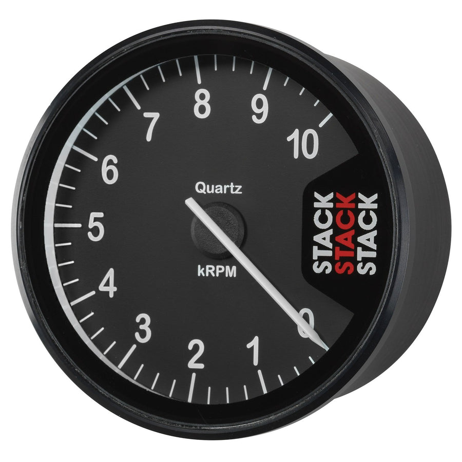 Autometer Clubman Stack Tachometer 80mm 0-10K RPM - Black