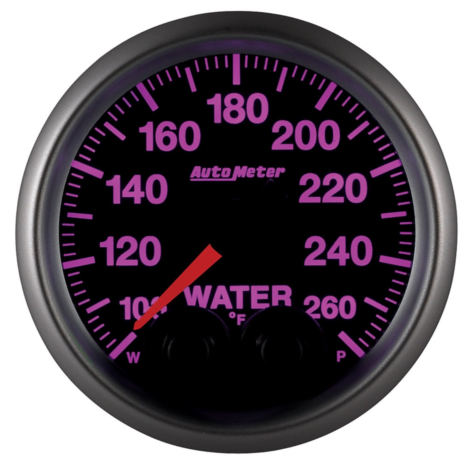 Gauge, AutoMeter Wtemp, 2 1/16", 260ºf, Stepper Motor W/Peak & Wrn, Elite, W/O Pro-Control 5654-05702