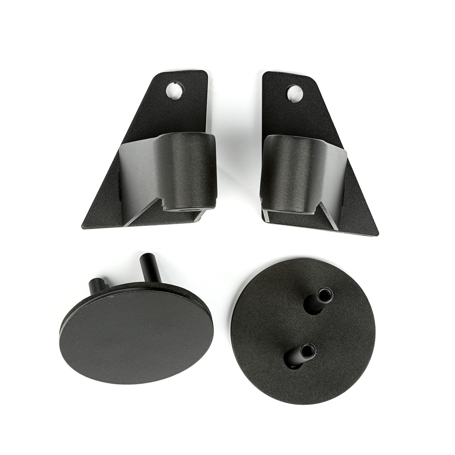 Rugged Ridge Mirror Brackets Relocation for Jeep Wrangler JK | Textured Black | 11025.07 | Fits 2007-2018 Jeep Wrangler JK