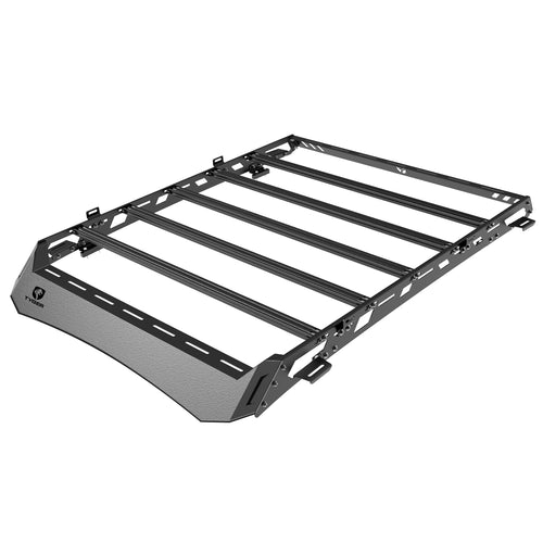 Tyger Auto Roof Rack Platform Style Compatible with 2024-2026 Toyota Tacoma Double Cab | Cargo Storage Carrier for Outdoors Gear | Paintable Accent Inserts to Color Match | TG-RR1T33138