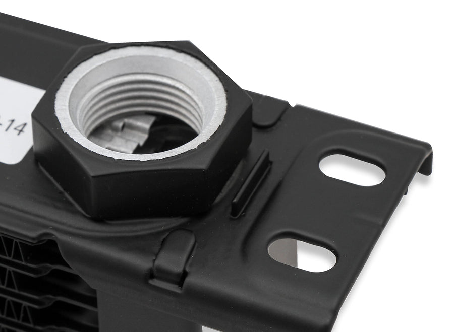 207ERL Earl's UltraPro Oil Cooler - Black - 7 Rows - Narrow Cooler - 10 O-Ring Boss Female Ports