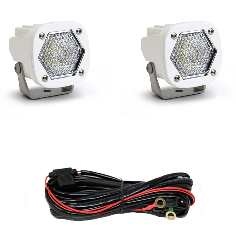 S1 Baja Designs White LED Auxiliary Light Pod Pair - Marine Grade (Work/Scene)