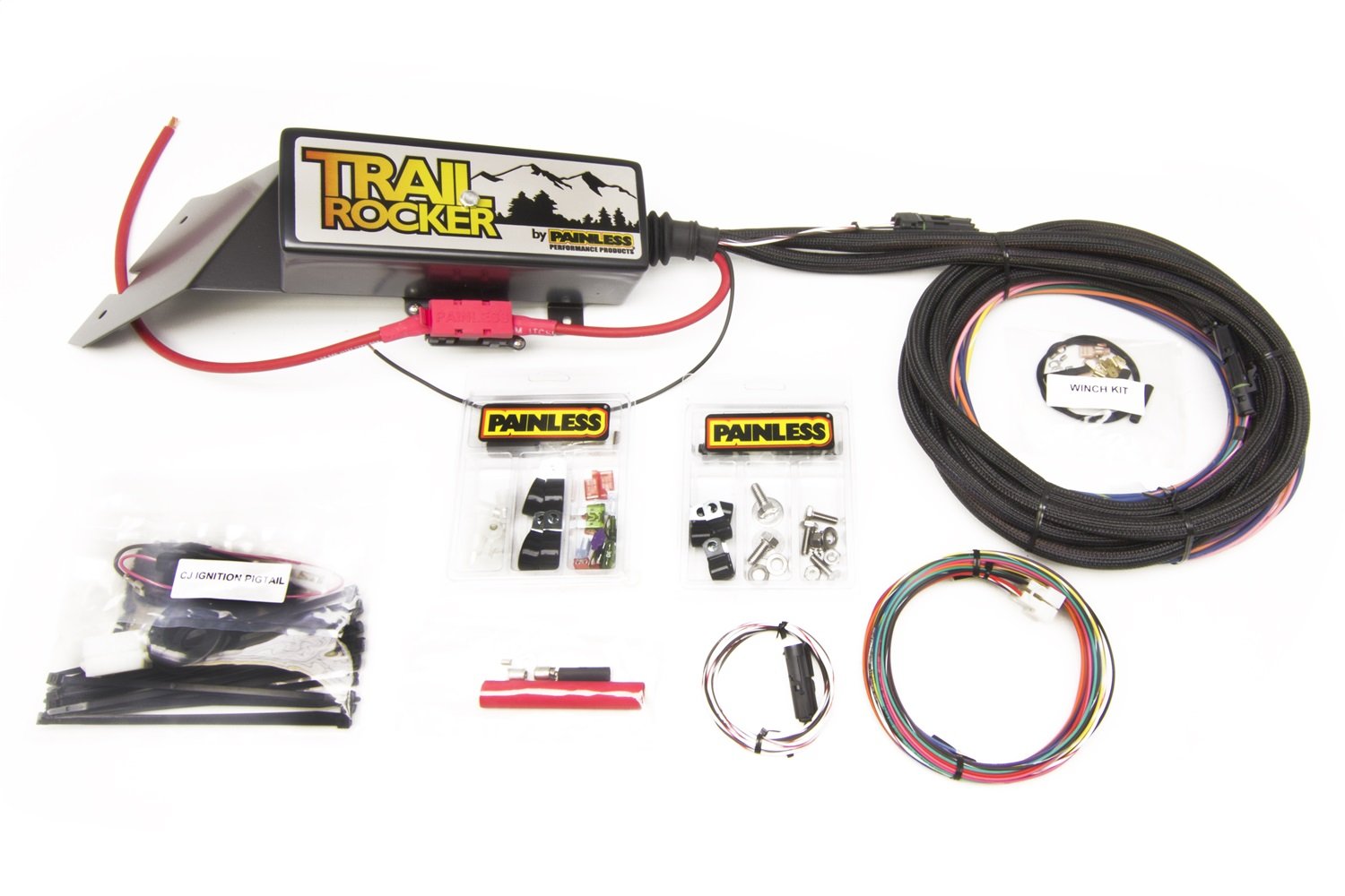 Trail Rocker Relay Center Painless Performance for 1976-1986 Jeep Wrangler CJ