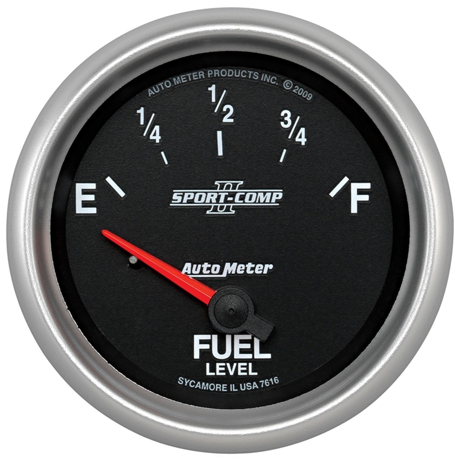 Auto Meter Sport-Comp II 2-5/8" 240E/ 33 F Short Sweep Electric Fuel Level Gauge