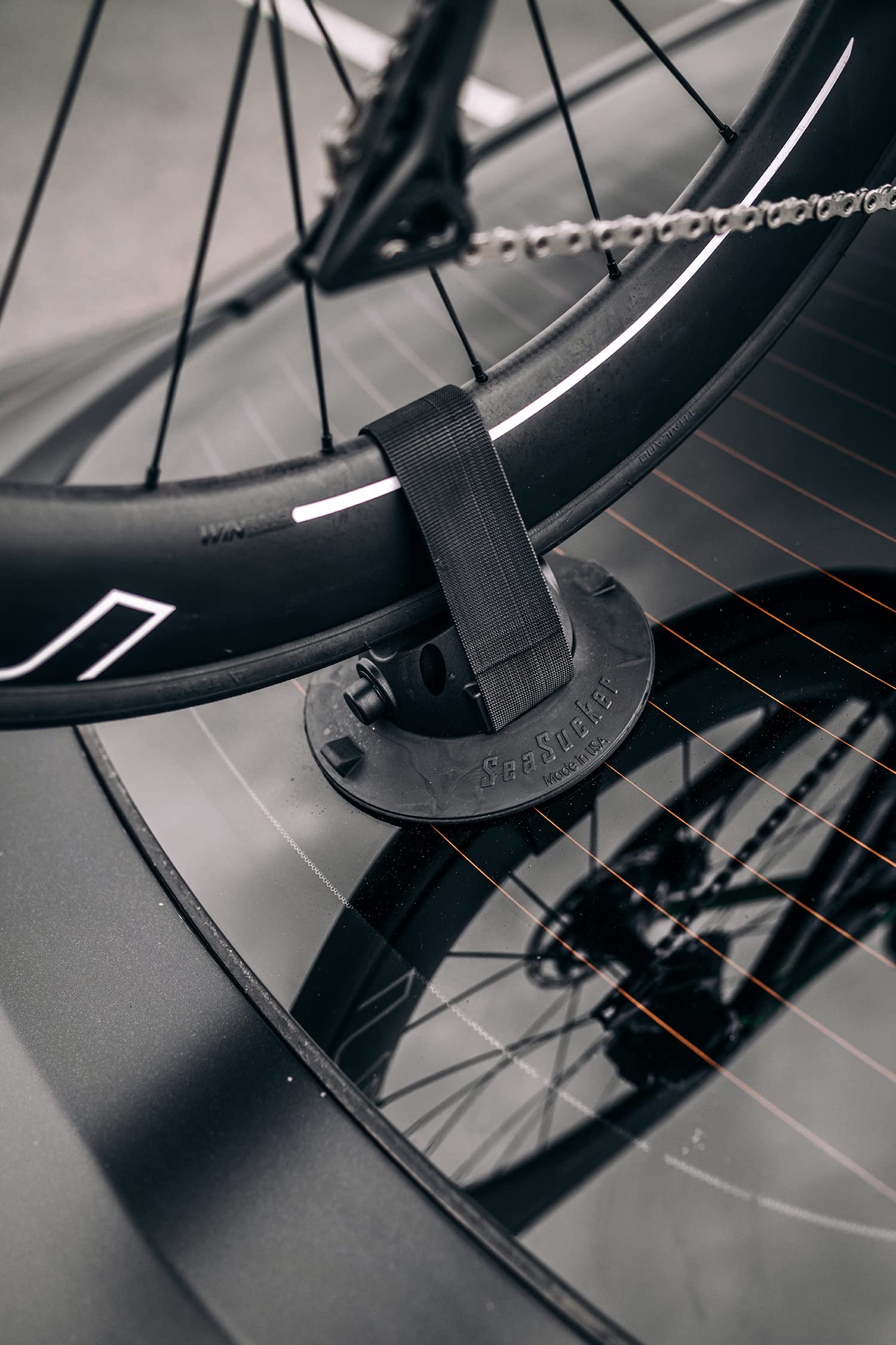 SeaSucker MAX Talon Bike Rack - Carries 1 Bike (Includes HUSKE Plugs Compatible with The Most Popular Bike Types)