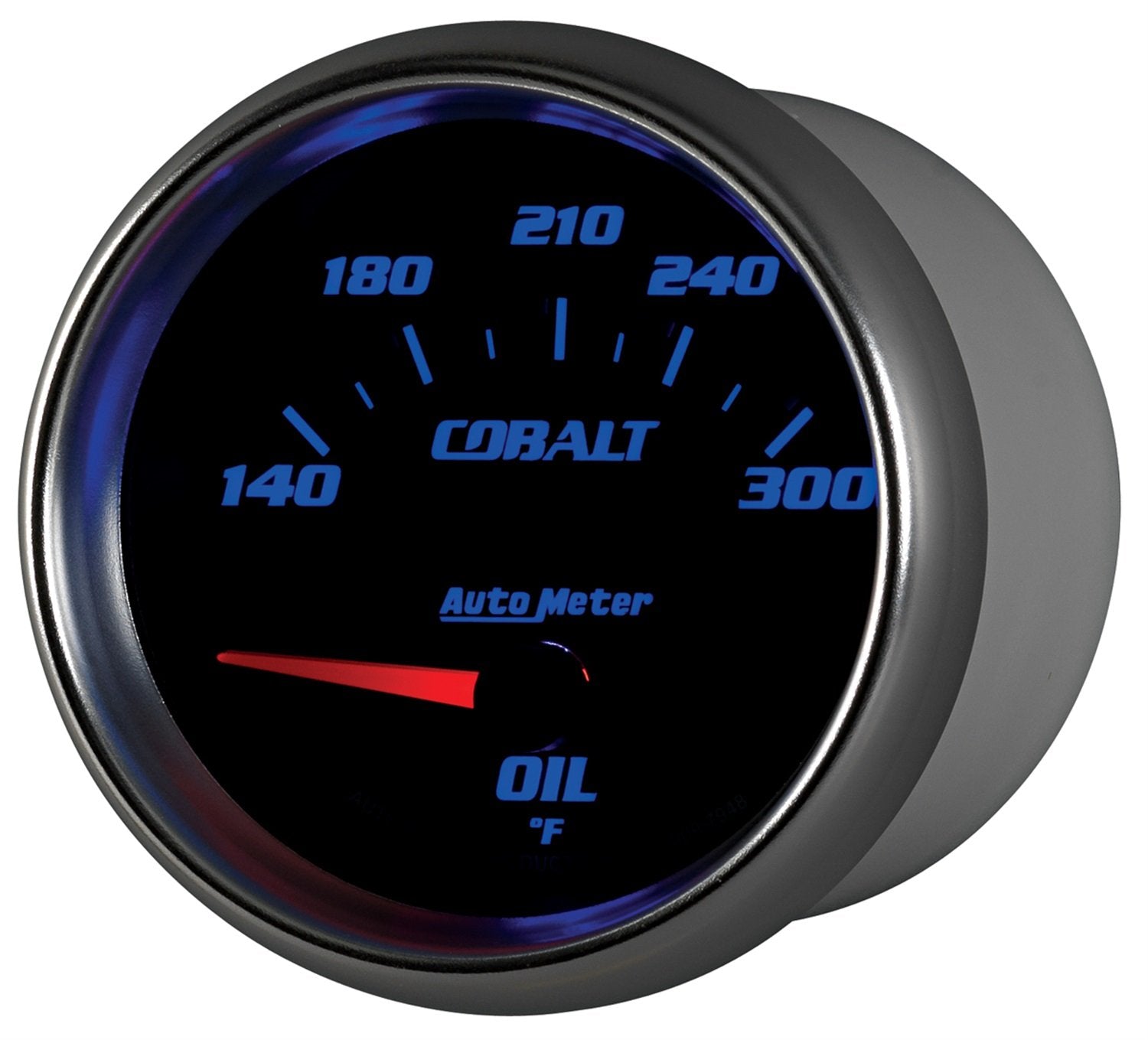 Auto Meter Cobalt 7948 2-5/8" 140-300 Degree F Short Sweep Electric Oil Temperature Gauge