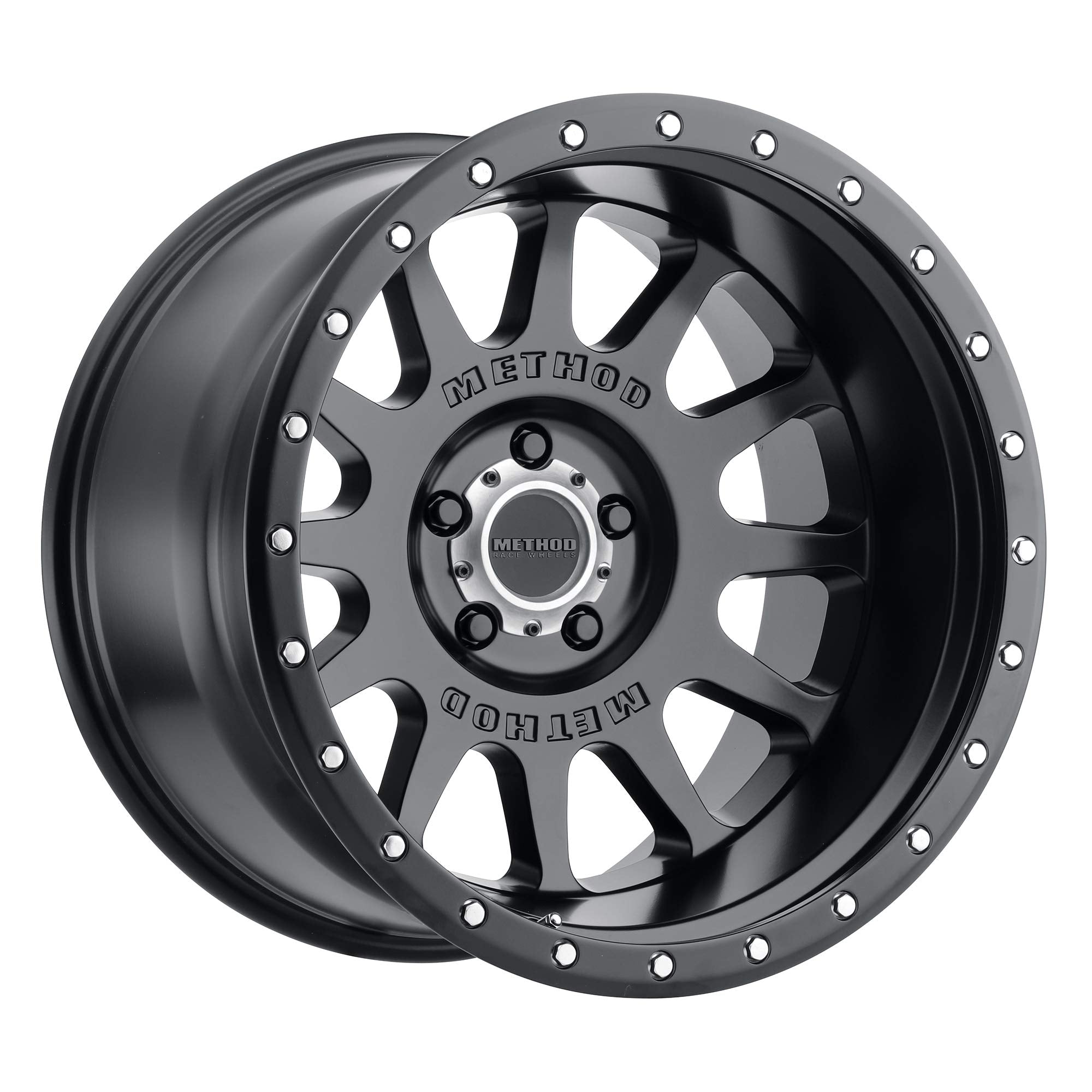 605 Method Race Wheels NV Matte Black 20x10" 5x5", 24mm offset 4.55" Backspace, MR60521050524N